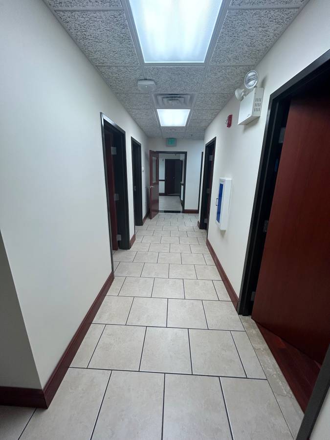 Hallway office doors